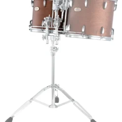 Pearl Symphonic Maple Double Head Tom with R2 Air System & L-Arm Receiver 14 x 12 in. Matte Walnut Lacquer