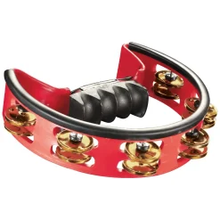 Pearl Ultra-Grip Brass Tambourine Red