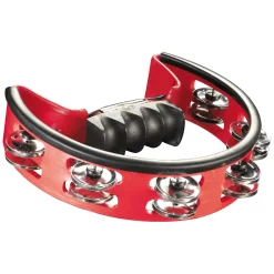 Pearl Ultra-Grip Steel Tambourine Red