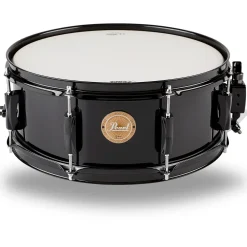 Pearl Vision Birch Snare Drum Black with Black Hardware 14x5.5
