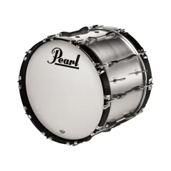 Pearl 22x14 Championship Series Marching Bass Drum Brushed Silver