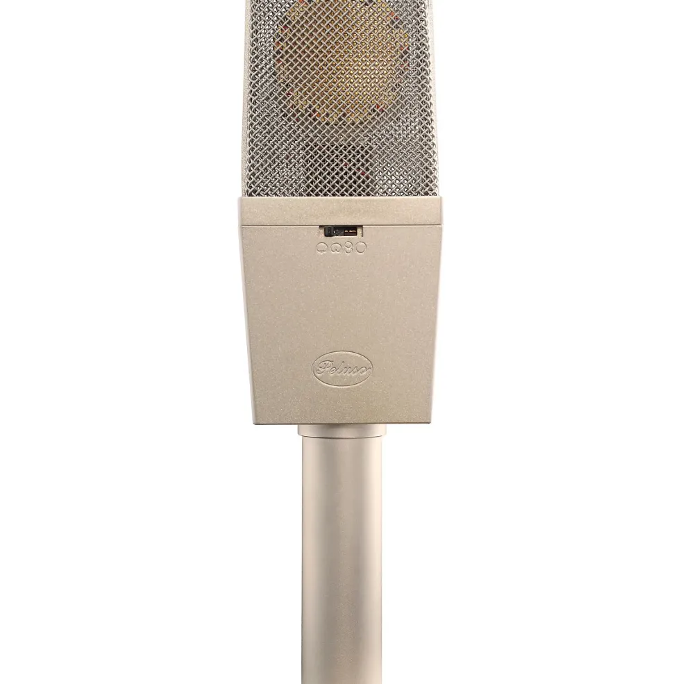 Peluso Microphone Lab P-414 Solid State Large Diaphragm Multi Pattern Condenser Microphone Kit Nickel