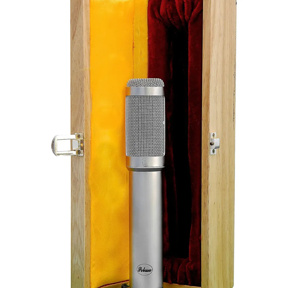 Peluso Microphone Lab TR 14 Vacuum Tube Ribbon Microphone Kit Nickel