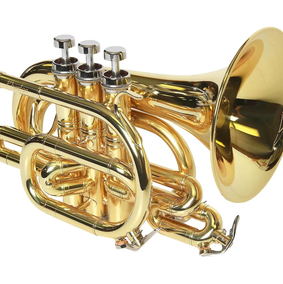 Phaeton PHTP-3000 Custom Series Bb Pocket Trumpet Gold Lacquer