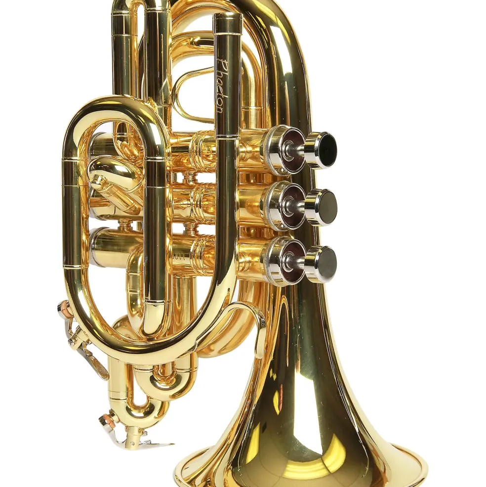 Phaeton PHTP-3000 Custom Series Bb Pocket Trumpet Gold Lacquer