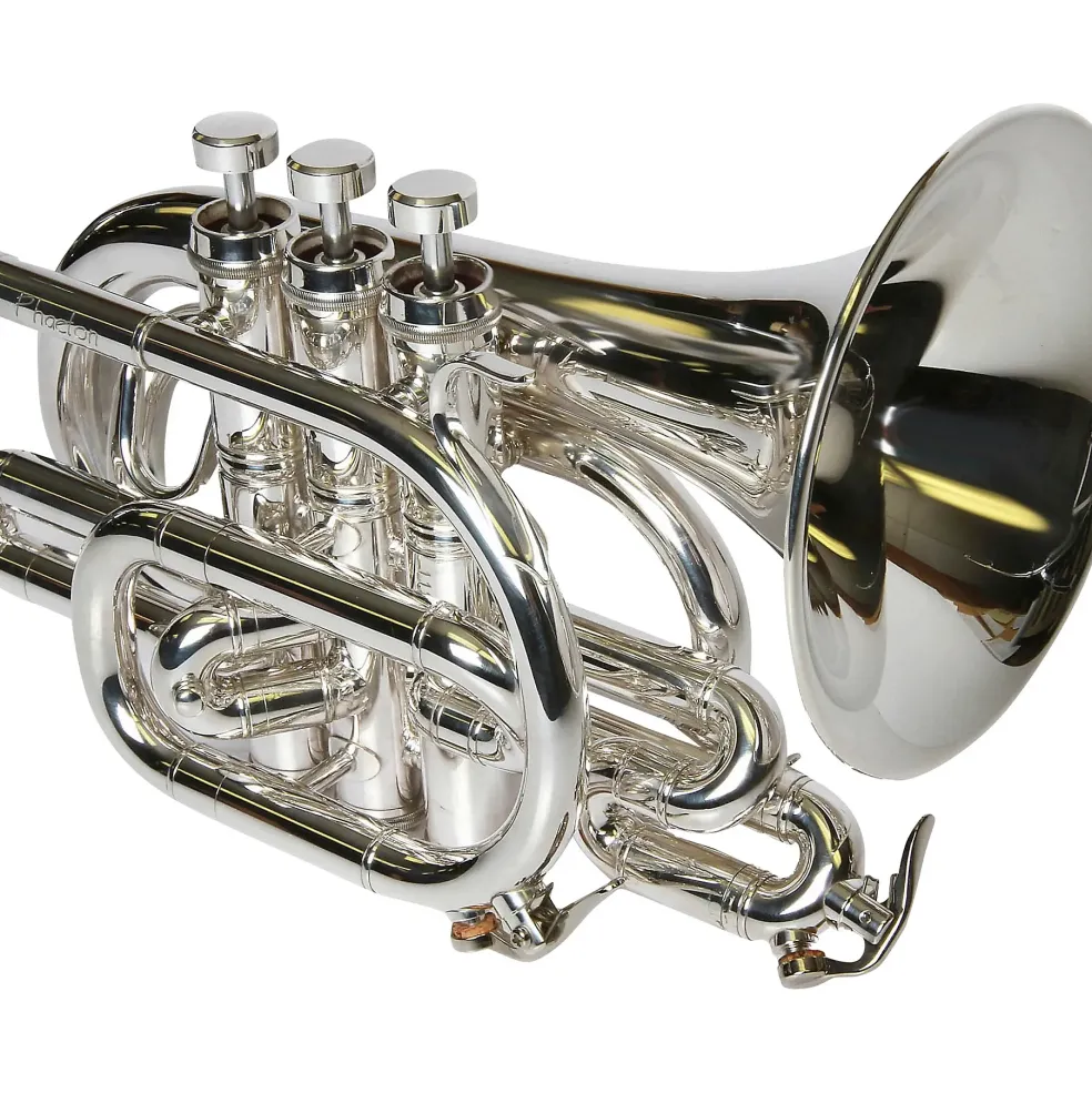 Phaeton PHTP-3030 Custom Series Bb Pocket Trumpet Silver plated
