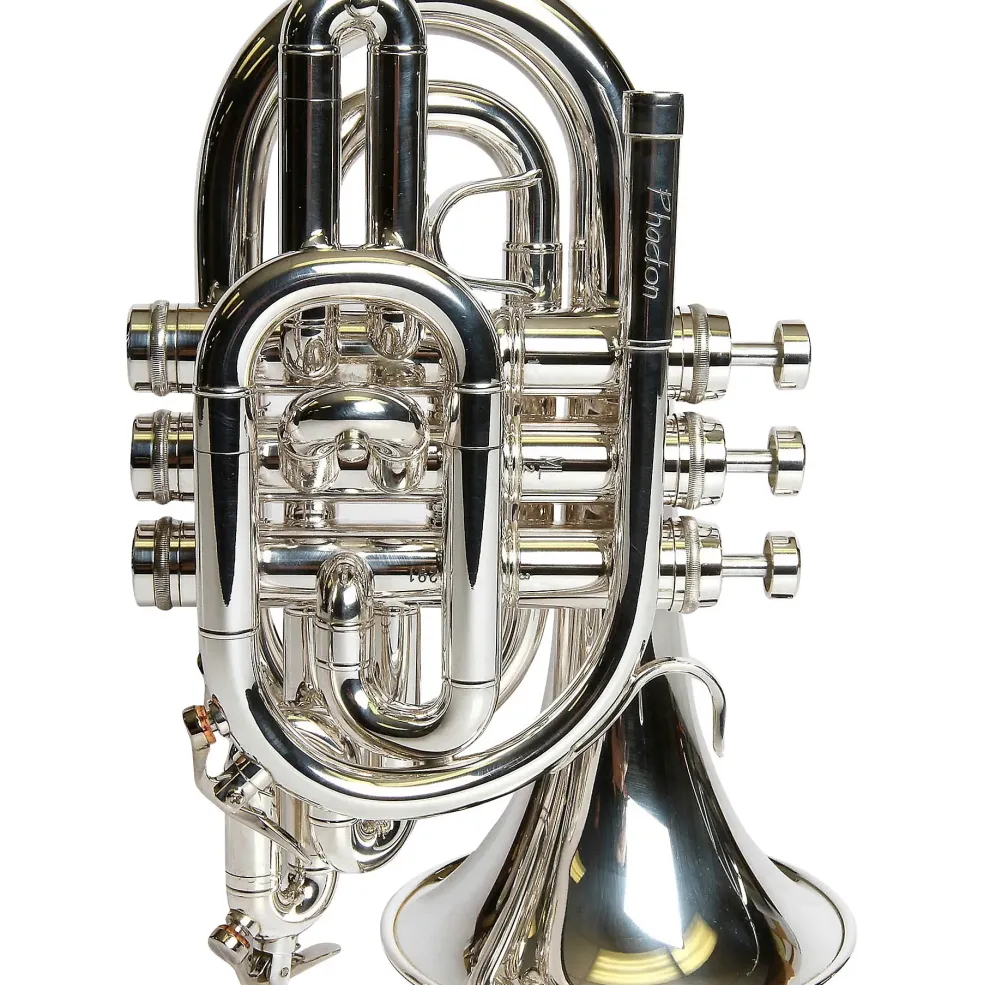 Phaeton PHTP-3030 Custom Series Bb Pocket Trumpet Silver plated
