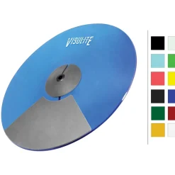 Pintech VisuLite Professional Triple Zone Ride Cymbal 18 in. Fluorescent Blue
