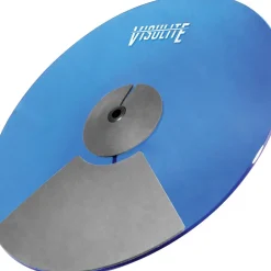 Pintech VisuLite Professional Triple Zone Ride Cymbal 18 in. Fluorescent Blue