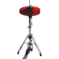 Pintech VisuLite Professional Hi-Hat Cymbals with Included Controller 13 in. Translucent Red