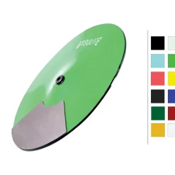 Pintech VisuLite Professional Dual Zone Chokeable Crash Cymbal 16 in. Fluorescent Blue