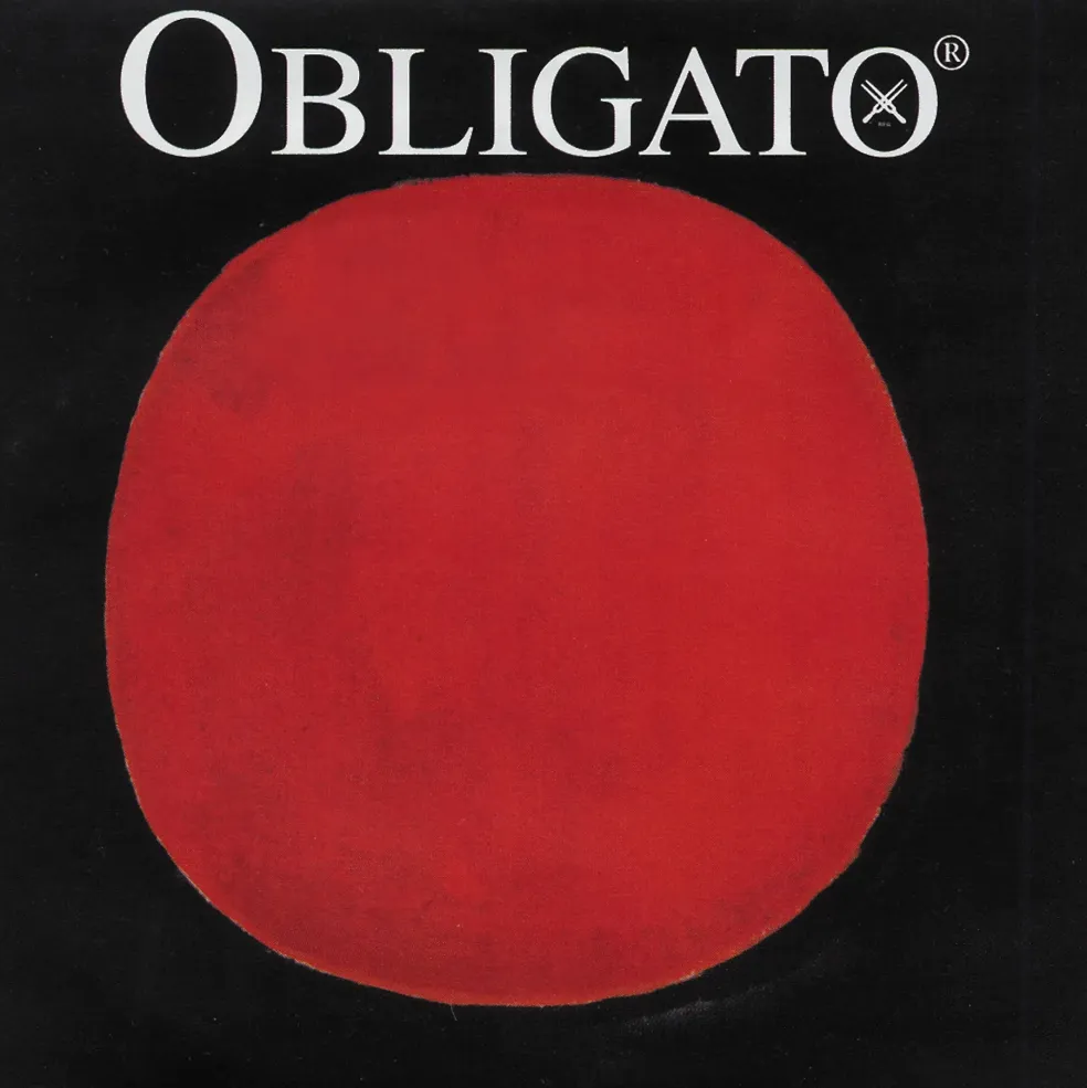 Pirastro Obligato Series Violin String Set 4/4 Medium - E Steel Ball End