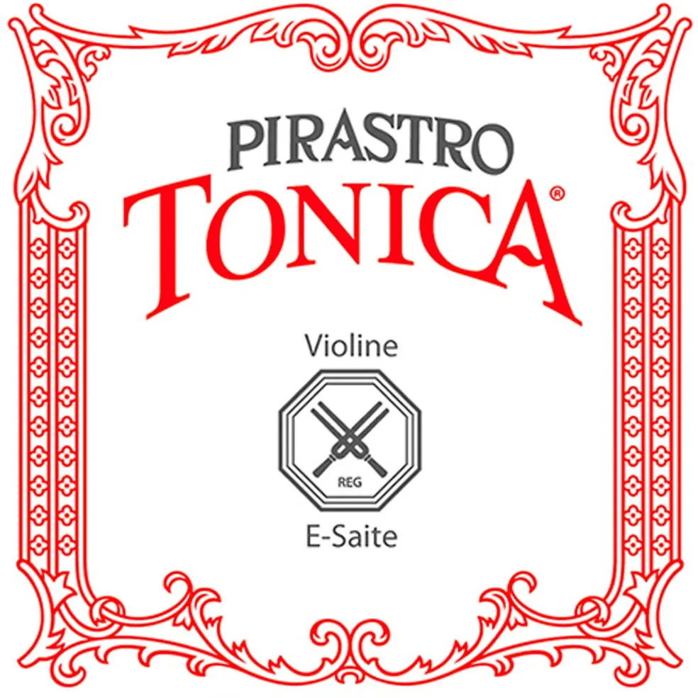 Pirastro Tonica Series Violin E String 4/4 Size Silvery Steel Medium Loop End