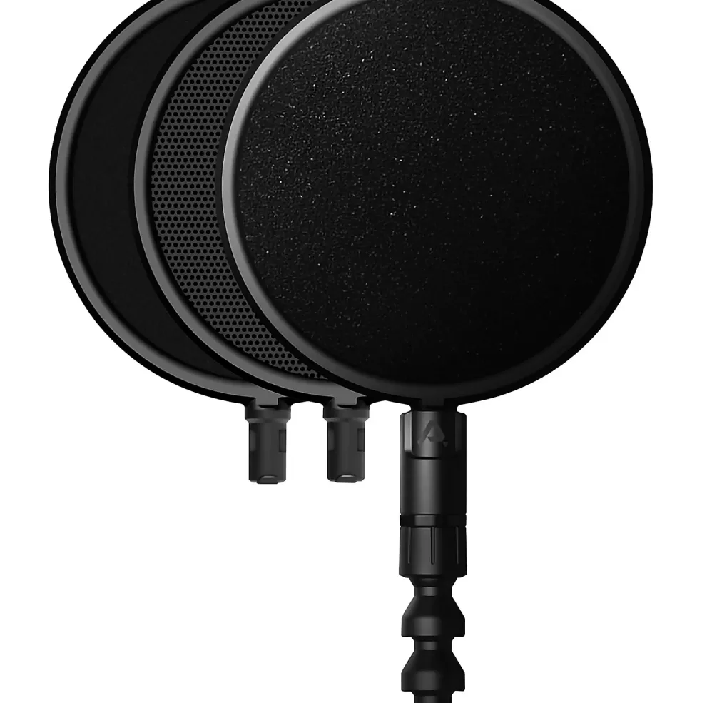Pop Audio Pop Filter Studio Set Black