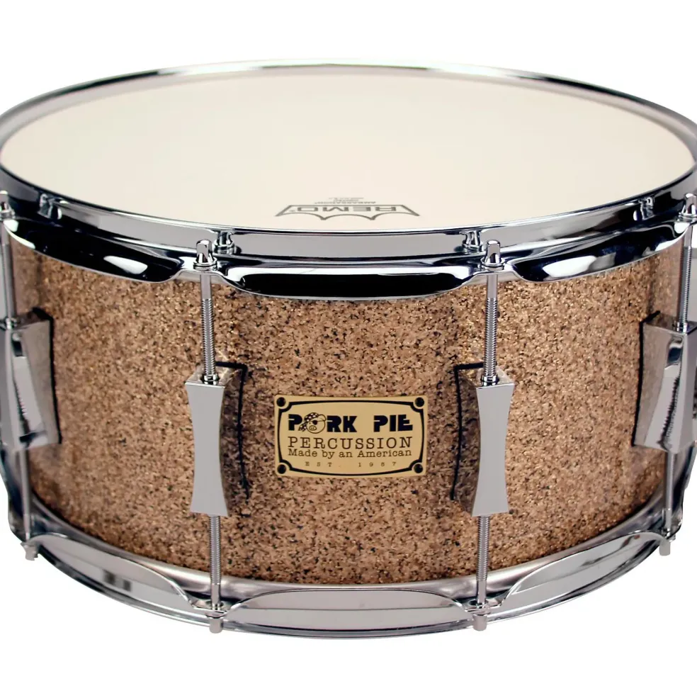 Pork Pie B20 Snare Drum 14 x 6.5 Cymbal Glitter Finish