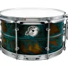 Pork Pie Brass Patina Snare Drum 7 x 13