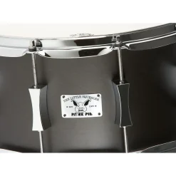 Pork Pie Little Squealer Snare Drum Satin Black Ebony 7 x 13 in.