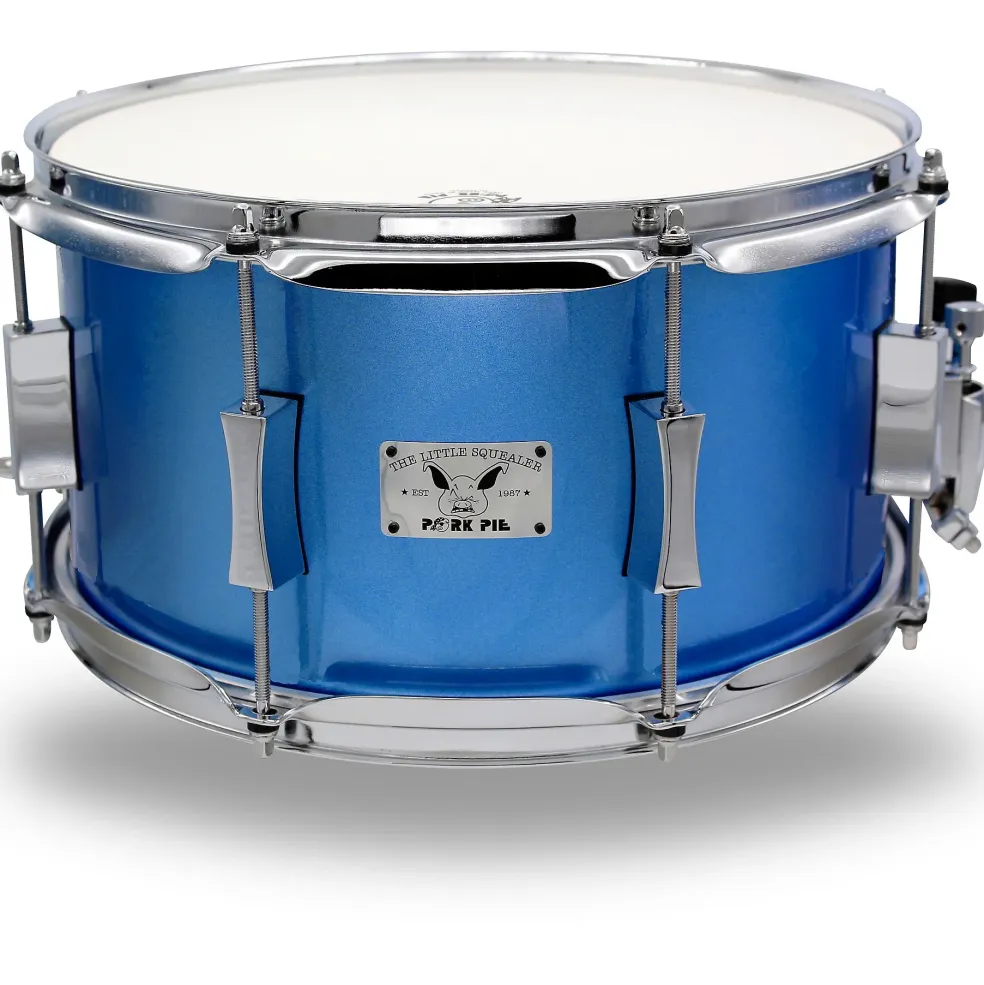 Pork Pie Little Squealer Porcaro Blue Snare Drum 13 x 7 in.