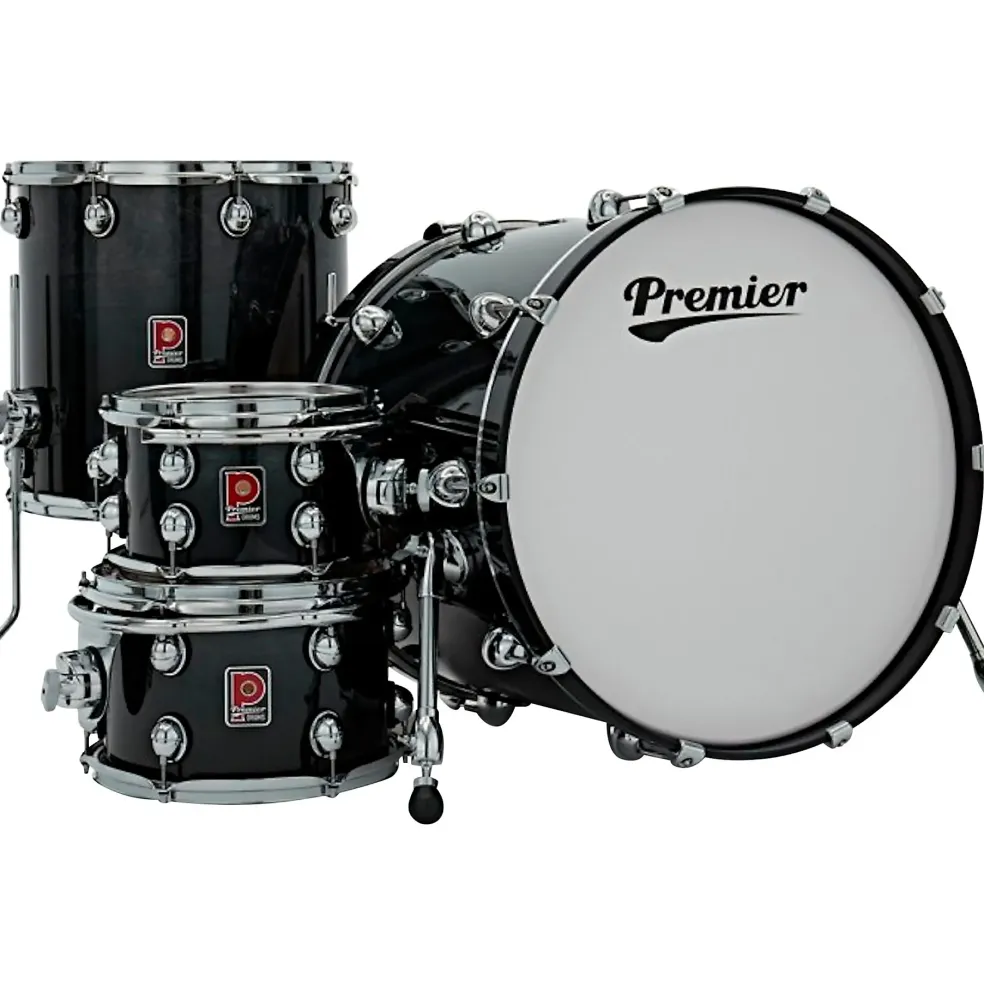 Premier Genista Classic Birch 4-Piece Shell Pack With 22" Bass Drum Shadow Fade