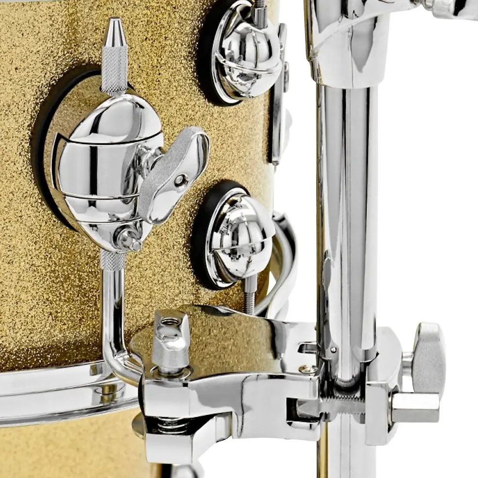 Premier Genista Heritage Birch 3-Piece Shell Pack With 18" Bass Drum Gold Sparkle