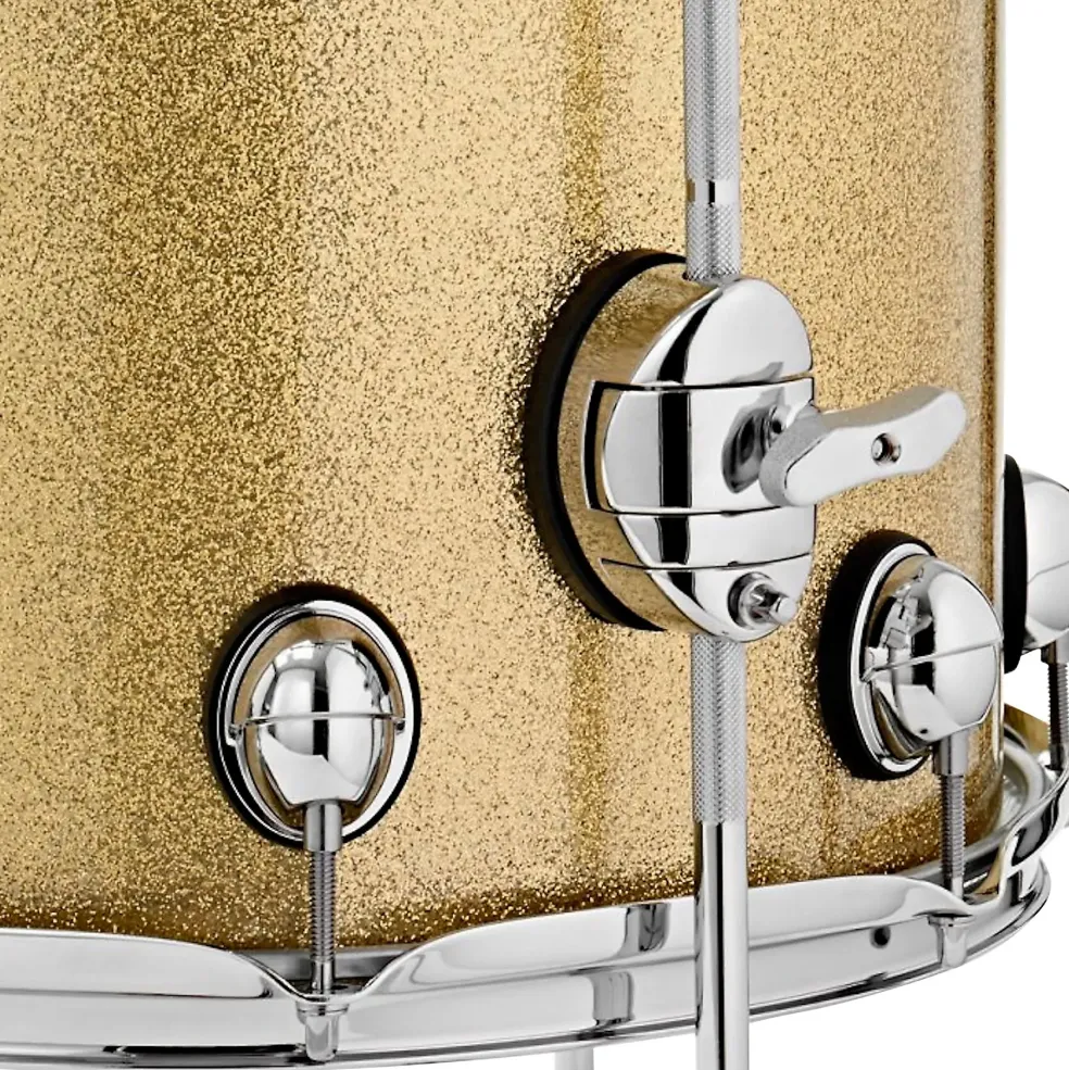 Premier Genista Heritage Birch 3-Piece Shell Pack With 18" Bass Drum Gold Sparkle