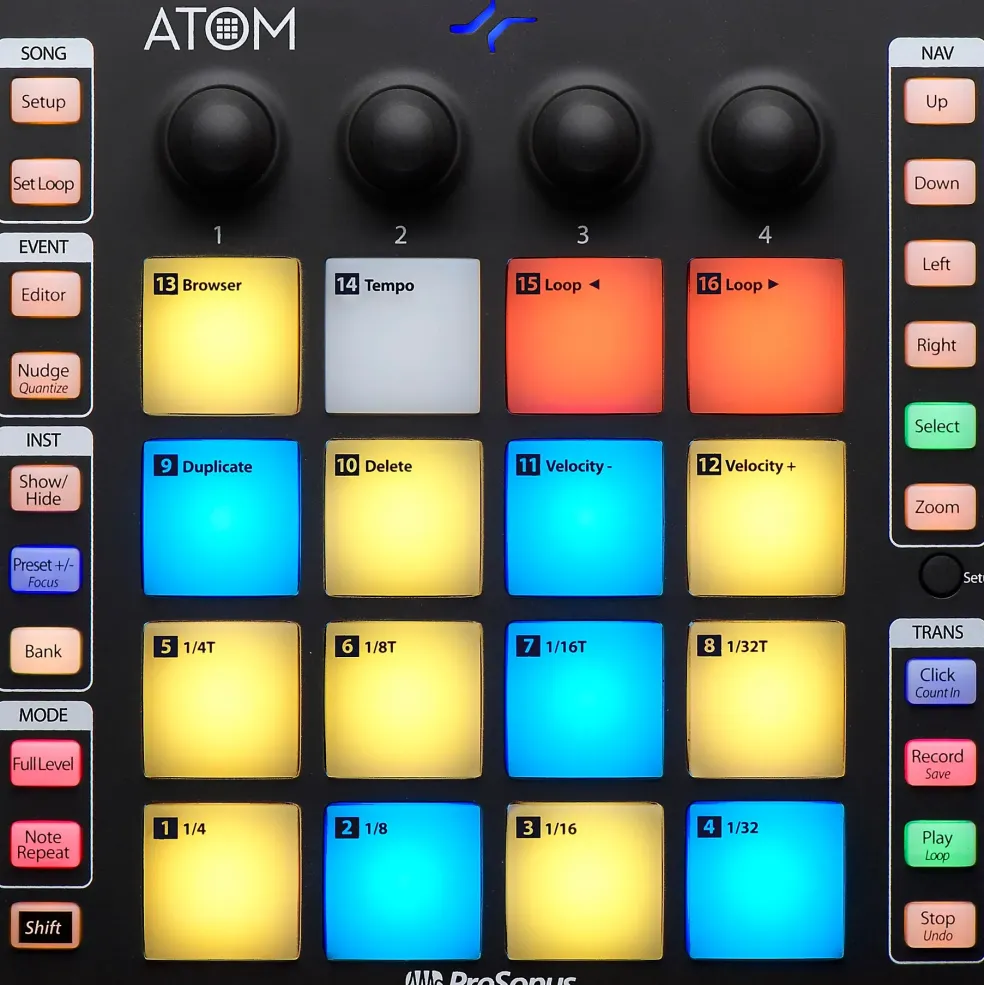 PreSonus ATOM Production and Performance Pad Controller