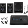 PreSonus Quantum ES4 Audio Interface with Eris 2nd Gen Studio Monitor Pair & SUB8BT (Cables & Stands Included)