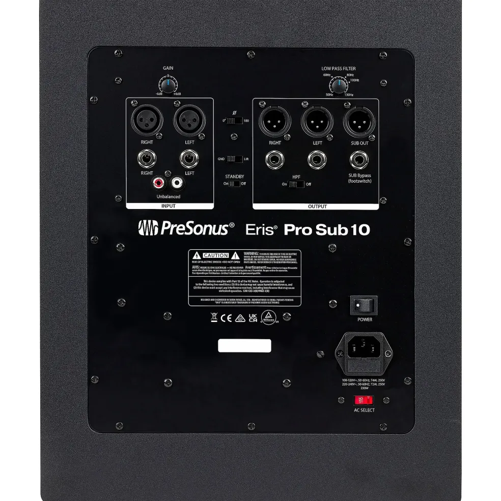 PreSonus Quantum ES4 Audio Interface with Eris 2nd Gen Studio Monitor Pair & SUB8BT (Cables & Stands Included)