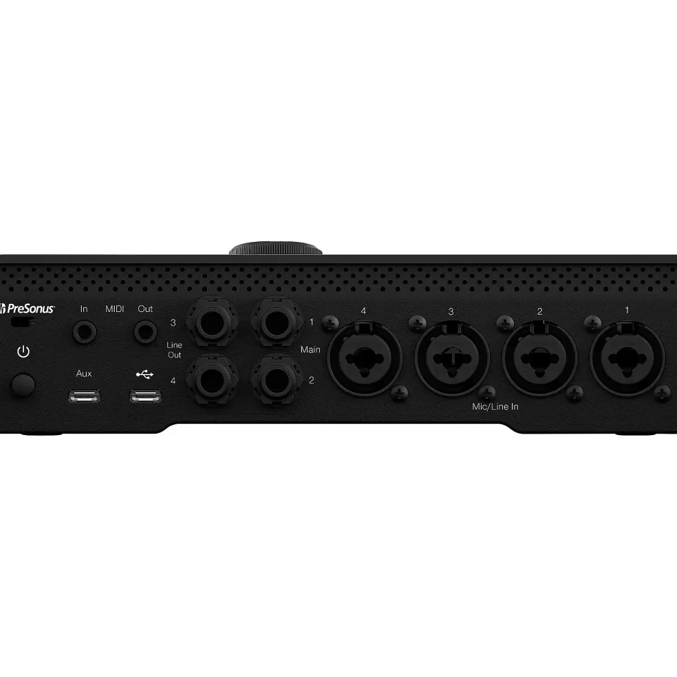 PreSonus Quantum ES4 Audio Interface with Eris 2nd Gen Studio Monitor Pair & SUB8BT (Cables & Stands Included)