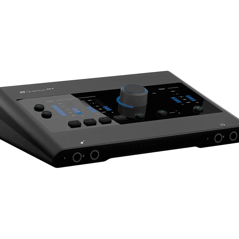 PreSonus Quantum ES4 Audio Interface with Eris 2nd Gen Studio Monitor Pair & SUB8BT (Cables & Stands Included)