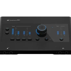 PreSonus Quantum ES4 Audio Interface with Yamaha HS Series Studio Monitor Pair (Cables & Stands Included) HS5 SG