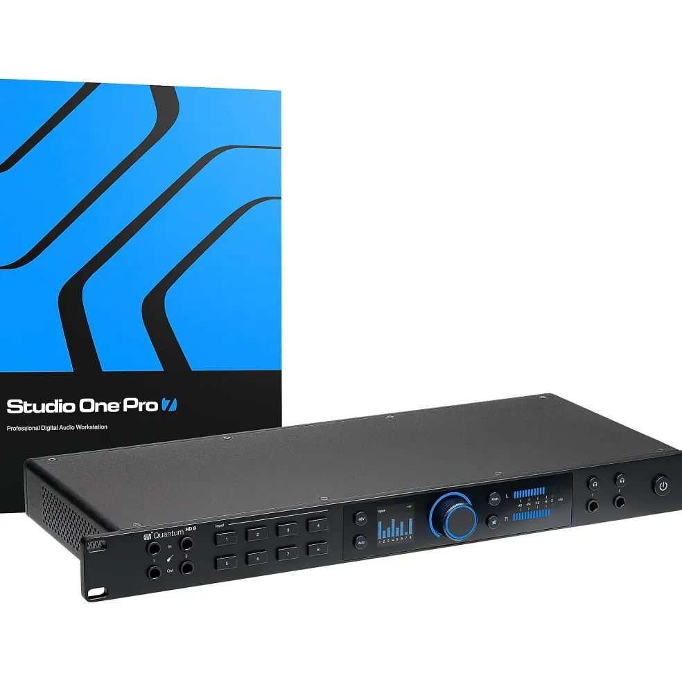 PreSonus Quantum HD 8 USB-C 26 x 30 Audio Interface With Studio One Pro & 12-Month Studio One+ Hybrid Membership Included