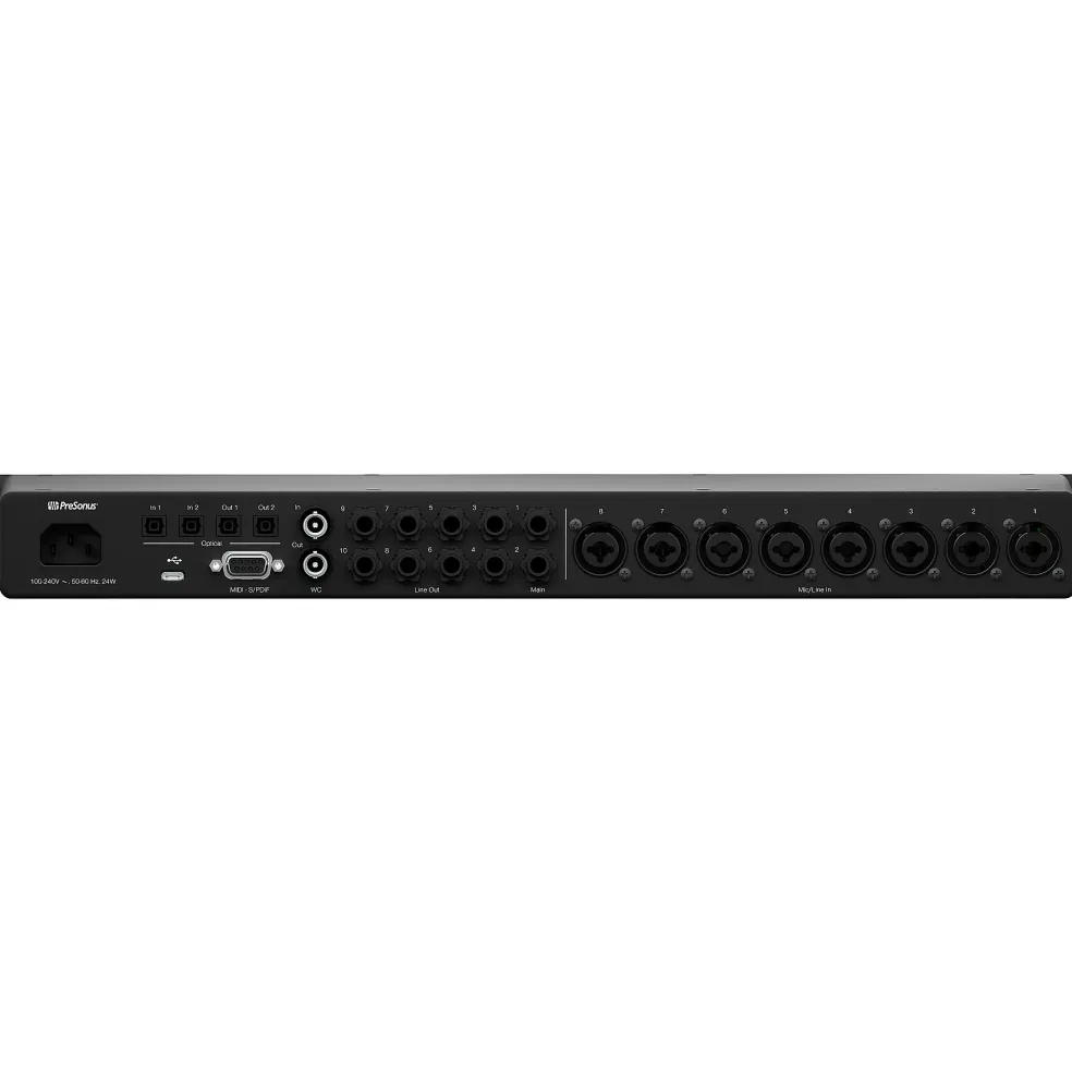 PreSonus Quantum HD 8 USB-C 26 x 30 Audio Interface With Studio One Pro & 12-Month Studio One+ Hybrid Membership Included