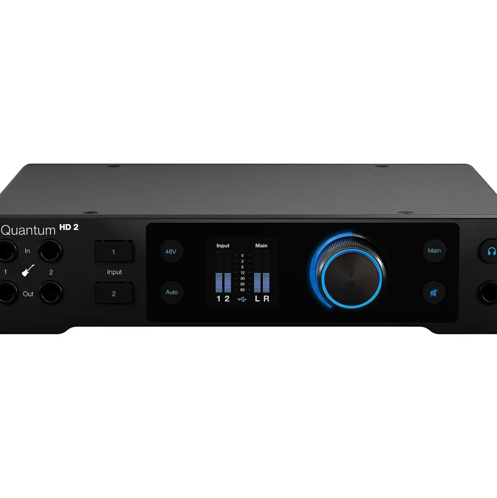 PreSonus Quantum HD2 Audio Interface with Adam Audio T Series Studio Monitor Pair (Cables & Stands Included) T7