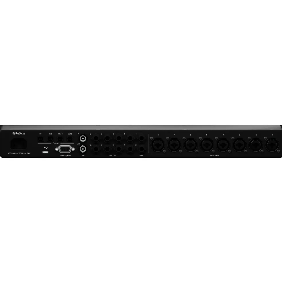 PreSonus Quantum HD8 Audio Interface with Eris Pro 2nd Gen Studio Monitor Pair (Stands & Cables Included) Pro6