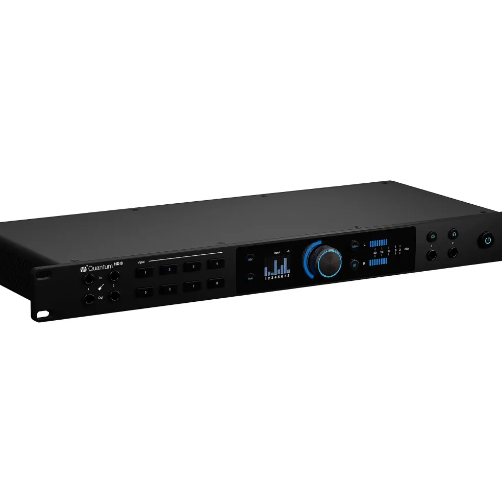 PreSonus Quantum HD8 Audio Interface with Eris Pro 2nd Gen Studio Monitor Pair (Stands & Cables Included) Pro6
