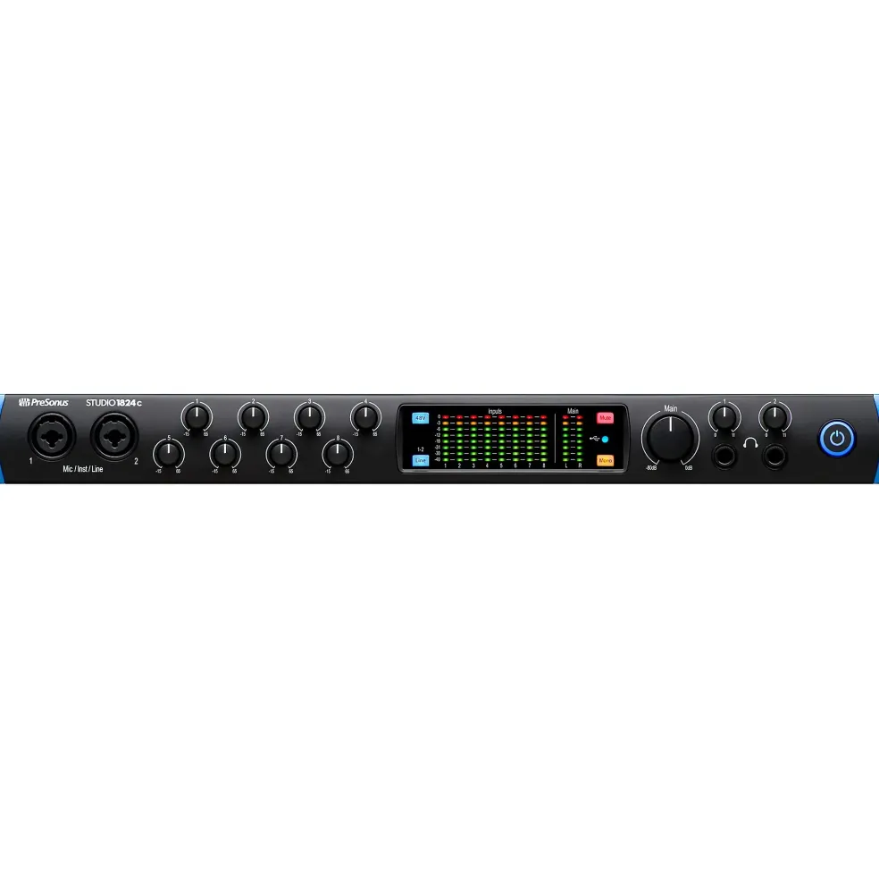 PreSonus Studio 1824c USB-C 18x18 Audio/MIDI Interface