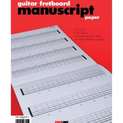 Proline Guitar Fretboard Manuscript Paper