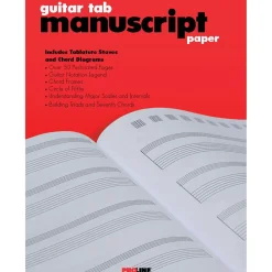 Proline Guitar Tab Manuscript Paper