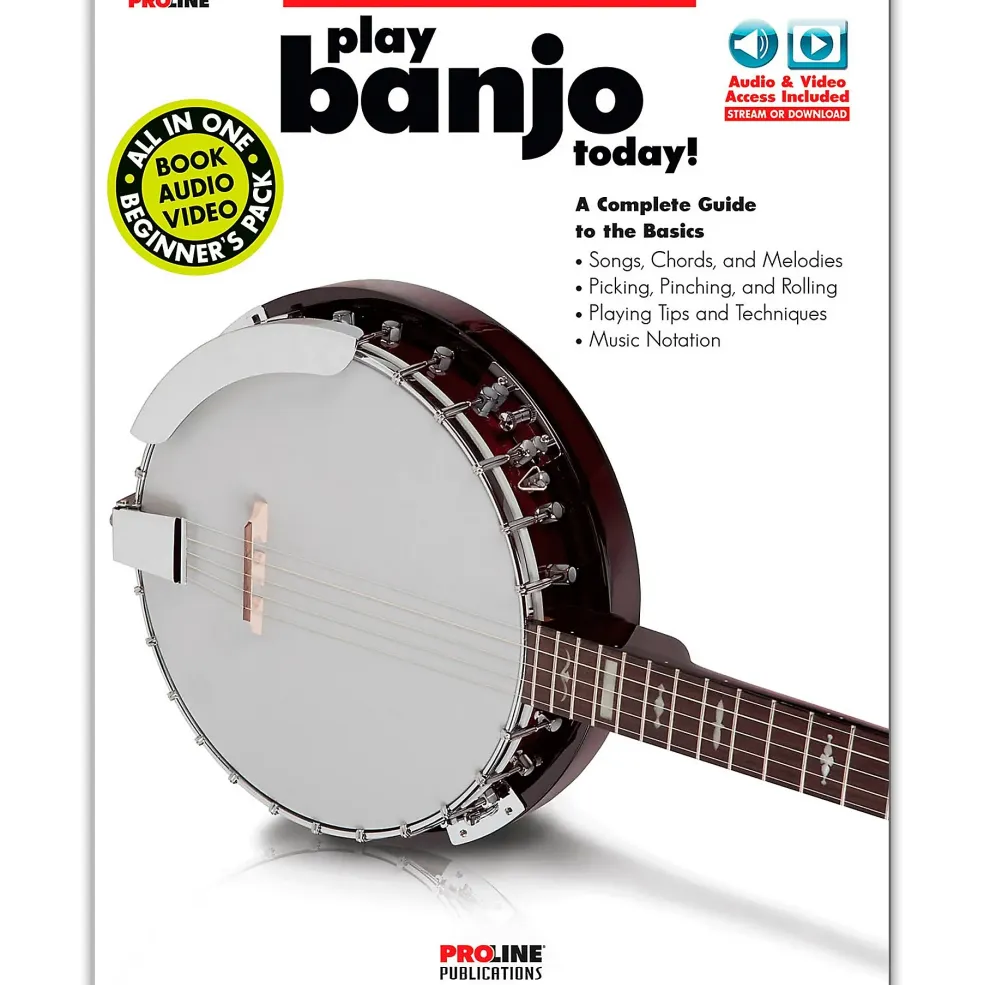 Proline Play Banjo Today! Beginner's Pack Book/Online Audio & Video