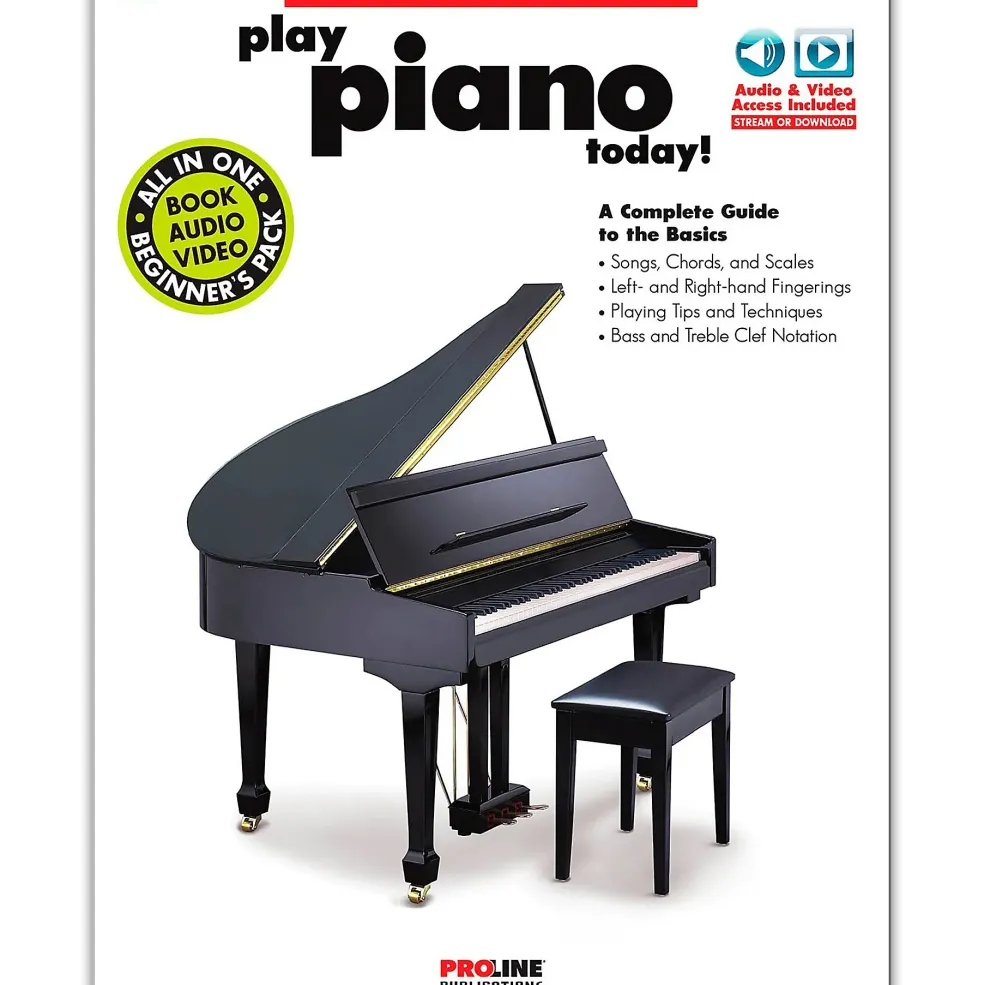 Proline Play Piano Today! Beginner's Pack Book/Online Audio & Video