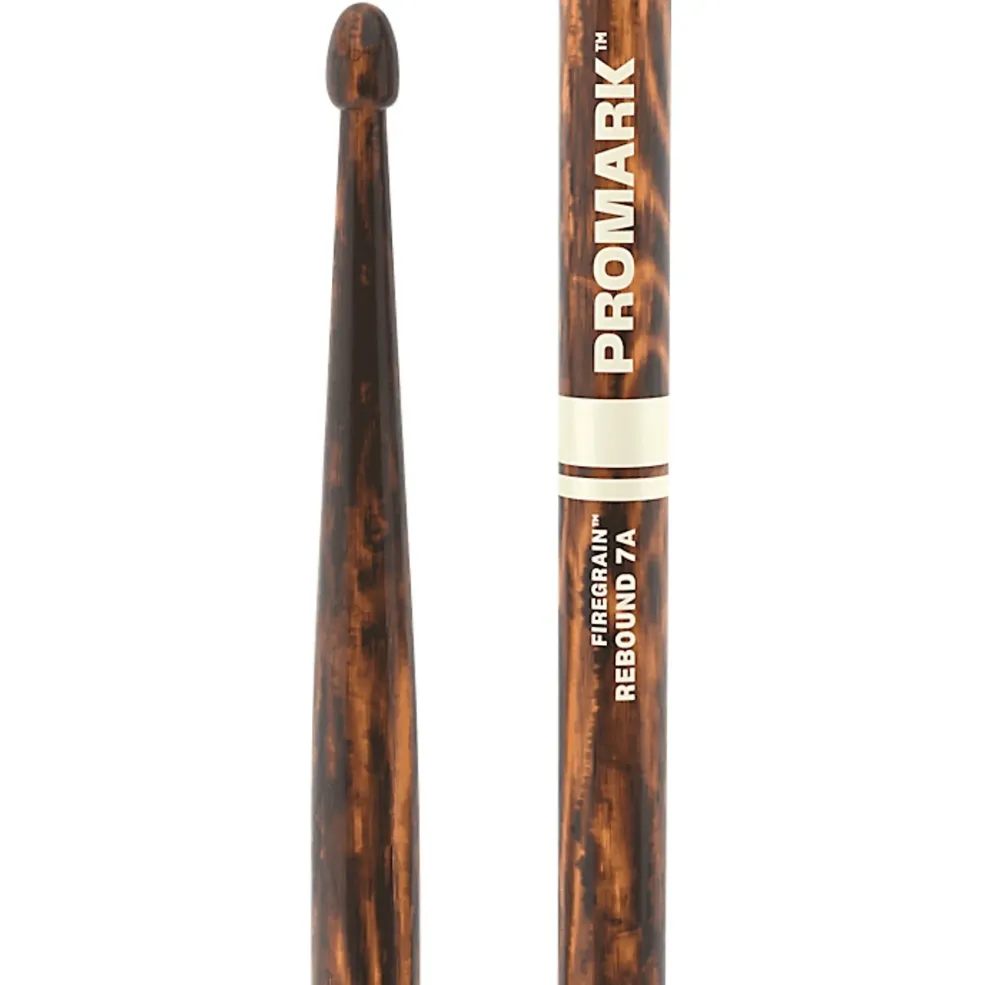 Promark Rebound FireGrain Acorn Tip Drum Sticks 7A
