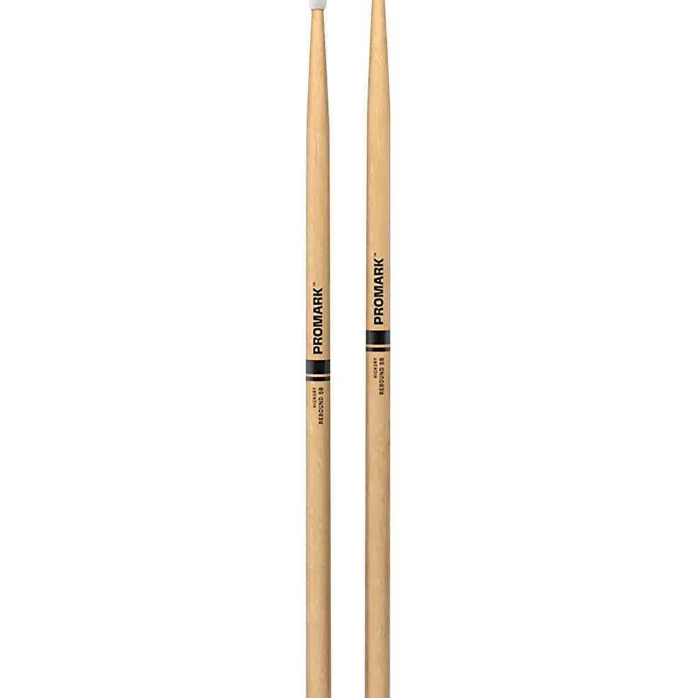 Promark Rebound Hickory Drum Sticks 5B Nylon