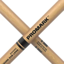 Promark Rebound Hickory Long Drum Stick 5AB Wood
