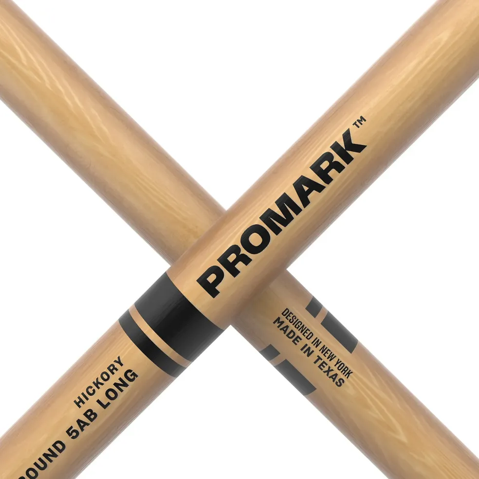 Promark Rebound Hickory Long Drum Stick 5AB Wood