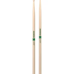 Promark Rebound Raw Hickory Acorn Tip Drum Sticks 2B