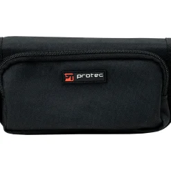 Protec A213ZIP Nylon 4-Piece French Horn Mouthpiece Pouch with Zipper Closure Black