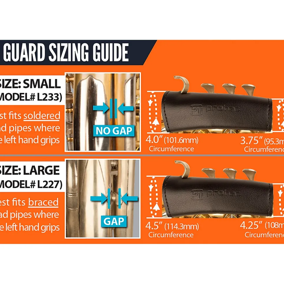 Protec French Horn Leather Hand Guard (Larger)