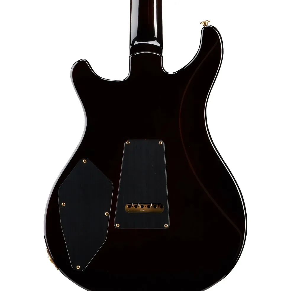 PRS 509 10 Top with Pattern Regular Neck Electric Guitar Black Gold Burst