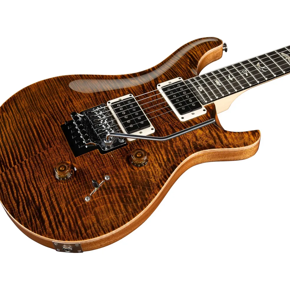 PRS Custom 24 "Floyd" 10-Top Electric Guitar Yellow Tiger